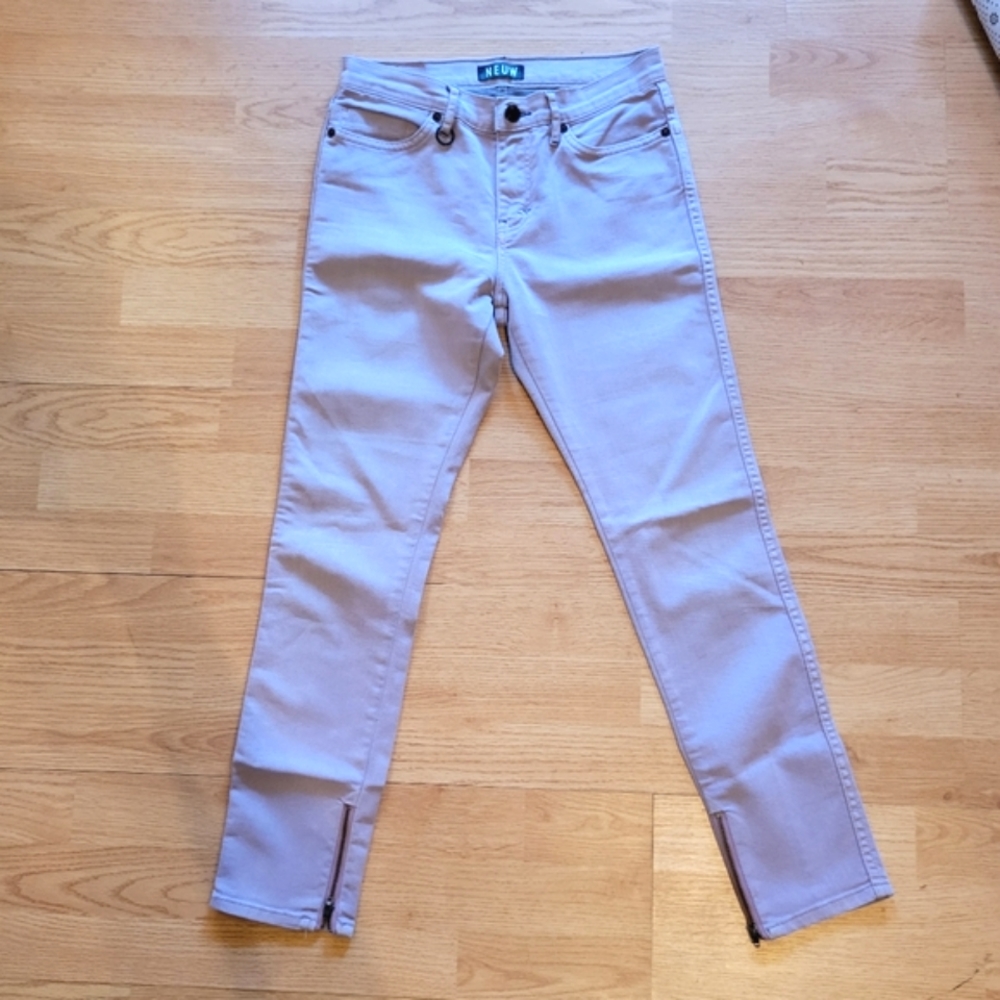 NEUW Lavender Vintage Skinny Zipper Pants